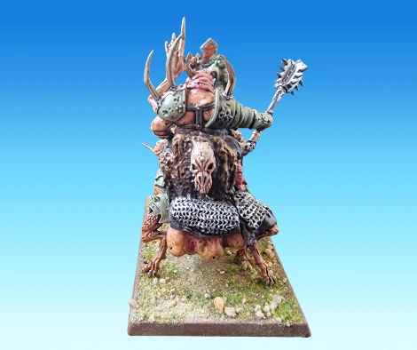 My Converted Chaos Lord Piotr the Traveller from behind